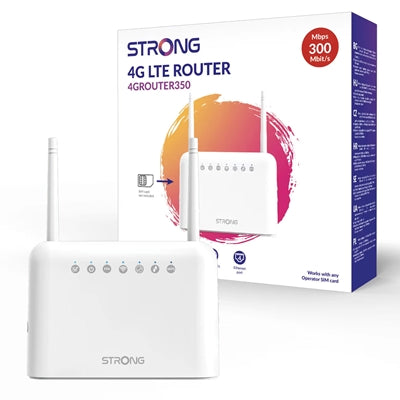 STRONG 4G LTE Router 350 - Unlocked CAT4 300Mbps Dual SIM STRONG 4G LTE Router 350 - Unlocked CAT4 300Mbps Dual SIM